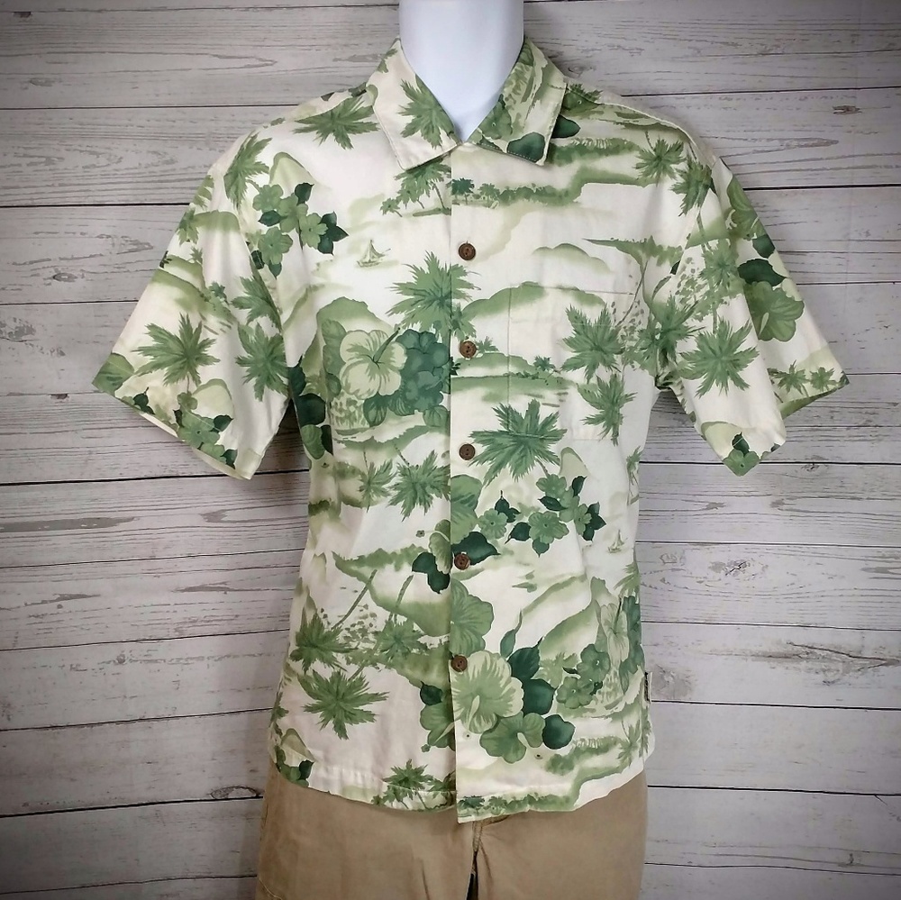 🌴Toes On The Nose Mens Hawaiian Floral Shirt💚